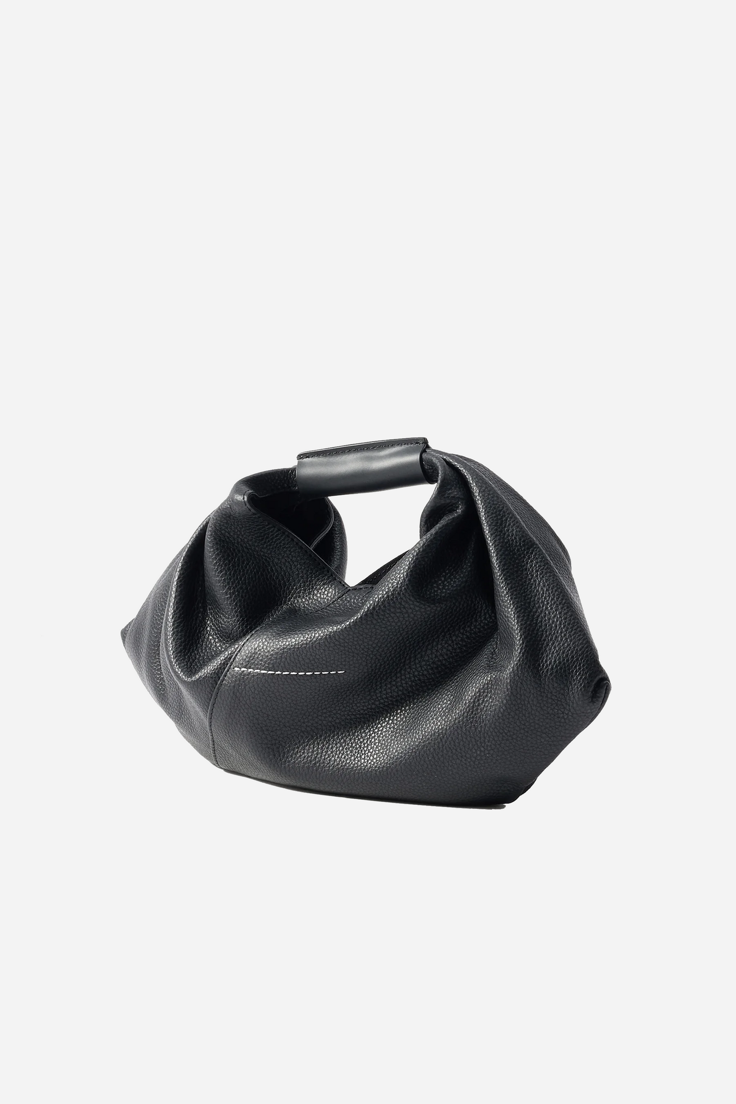 Japanese Draped Mini Bag Black