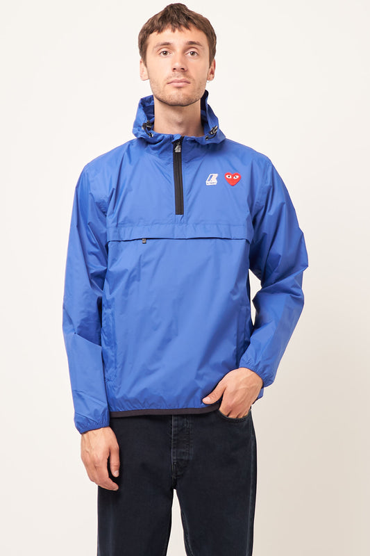 K-Way Hoodie Half Zip Blue