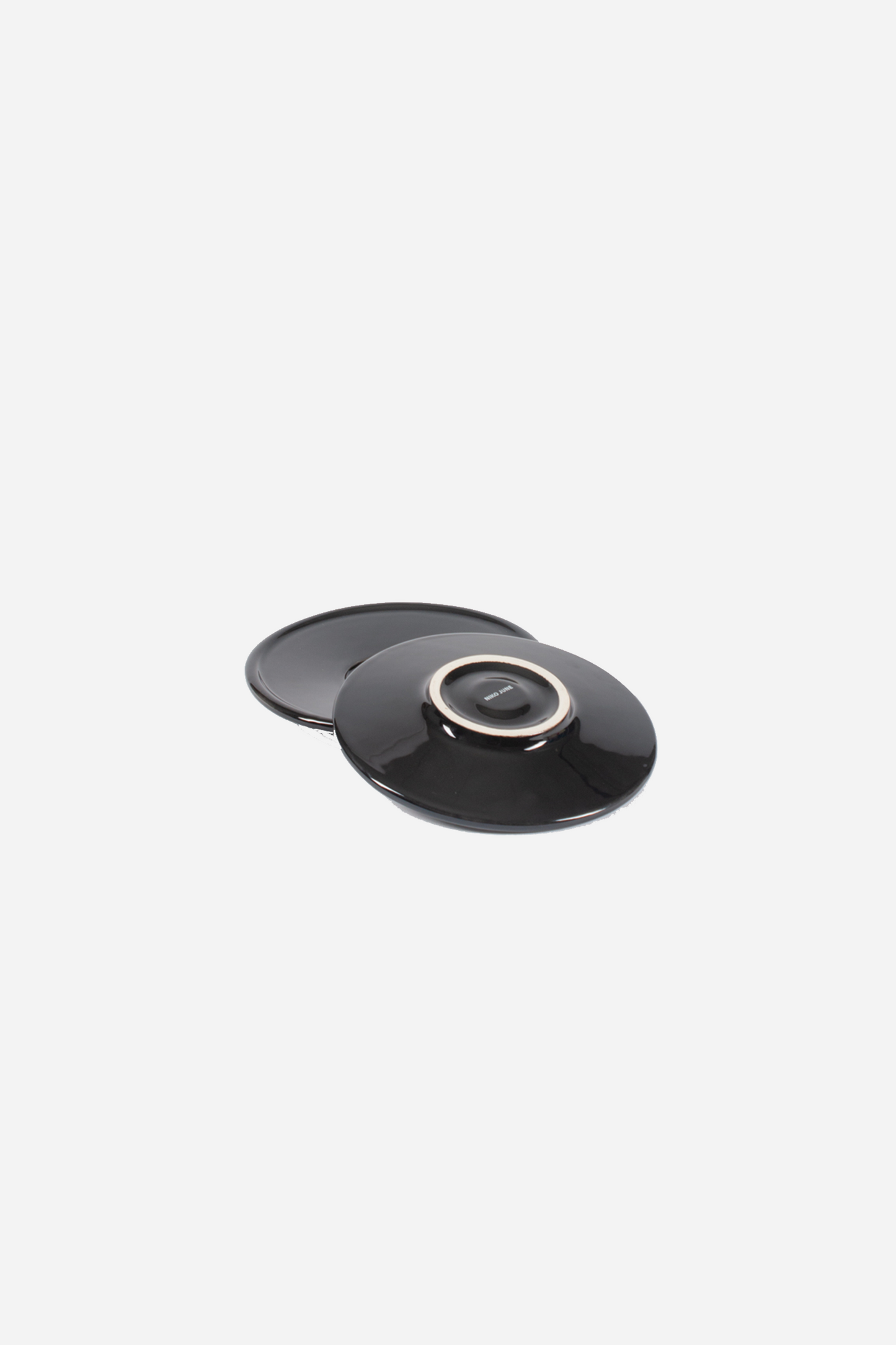 Kantine Saucer Black 2 Pieces