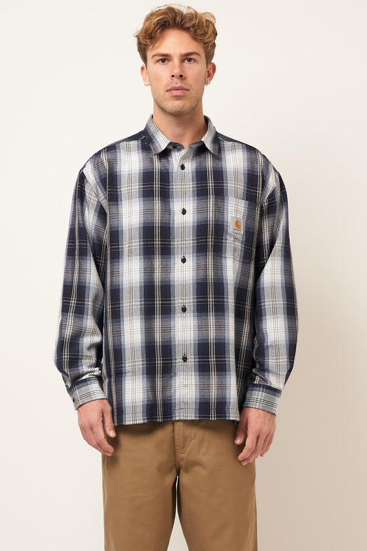 L/S Blanton Shirt Blanton Check/Mizar