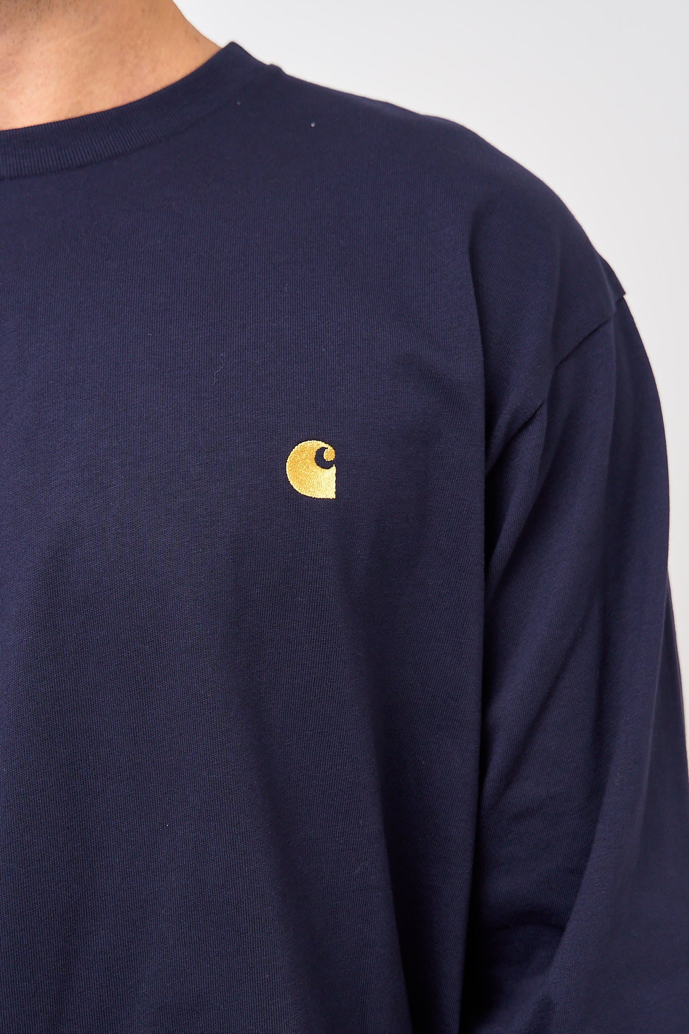 L/S Chase T-shirt Dark Navy/Gold