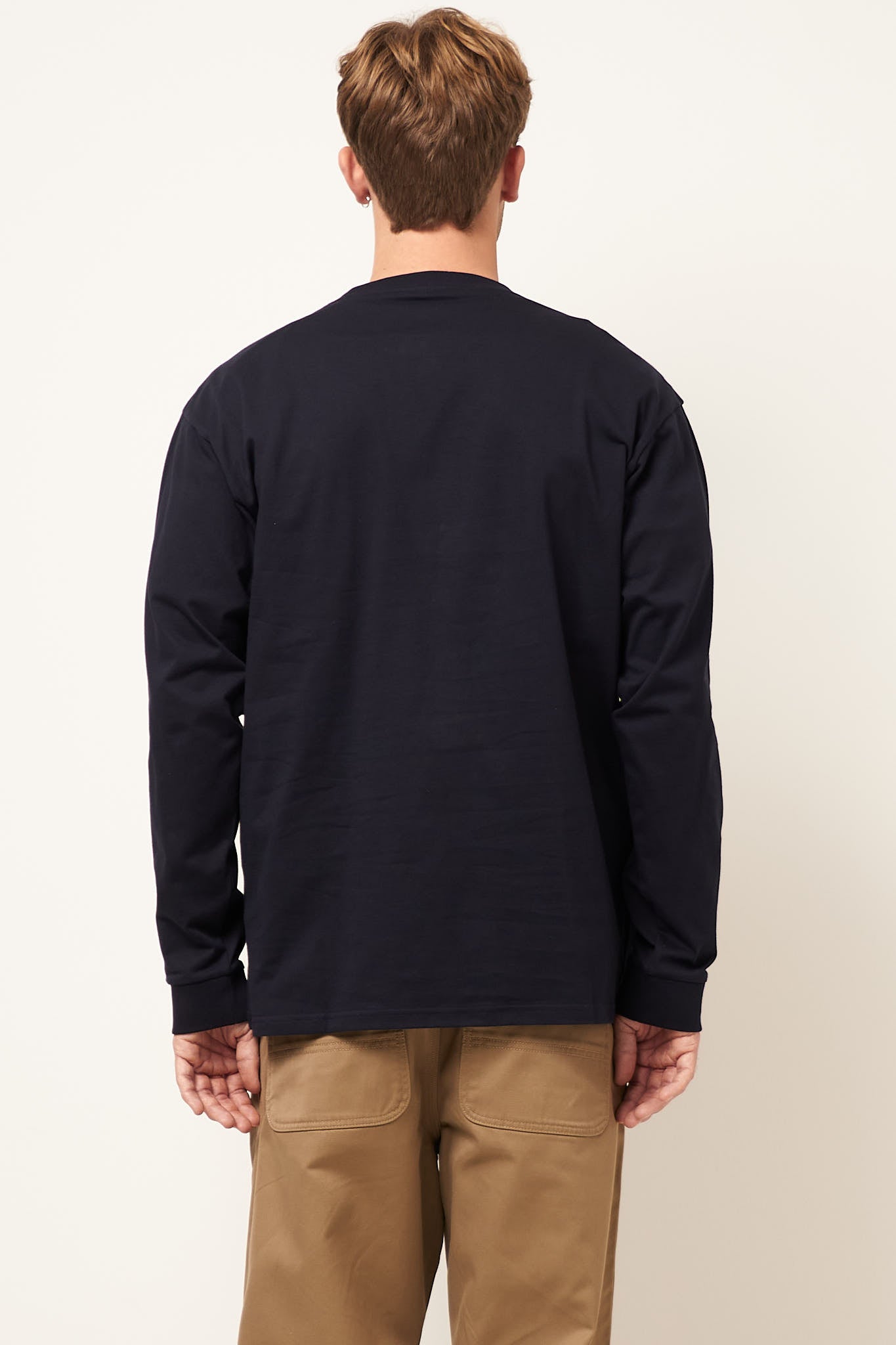 L/S Chase T-shirt Dark Navy/Gold