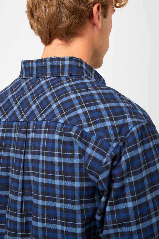 L/S Widmark Shirt Check/Jupiter