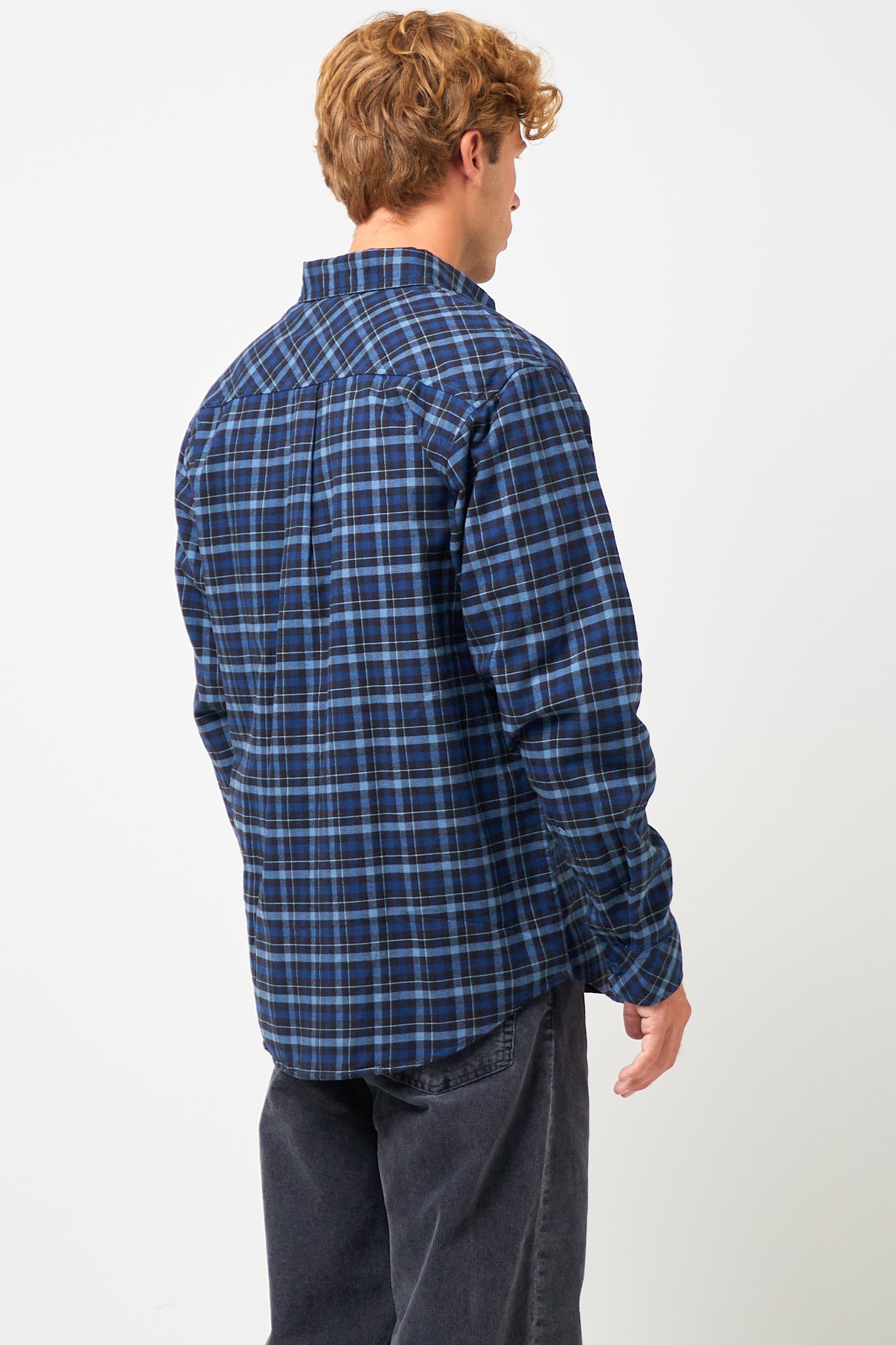 L/S Widmark Shirt Check/Jupiter