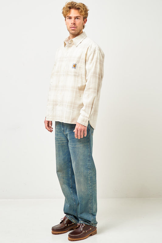 L/S Wilber Shirt Wilber Check/Natural