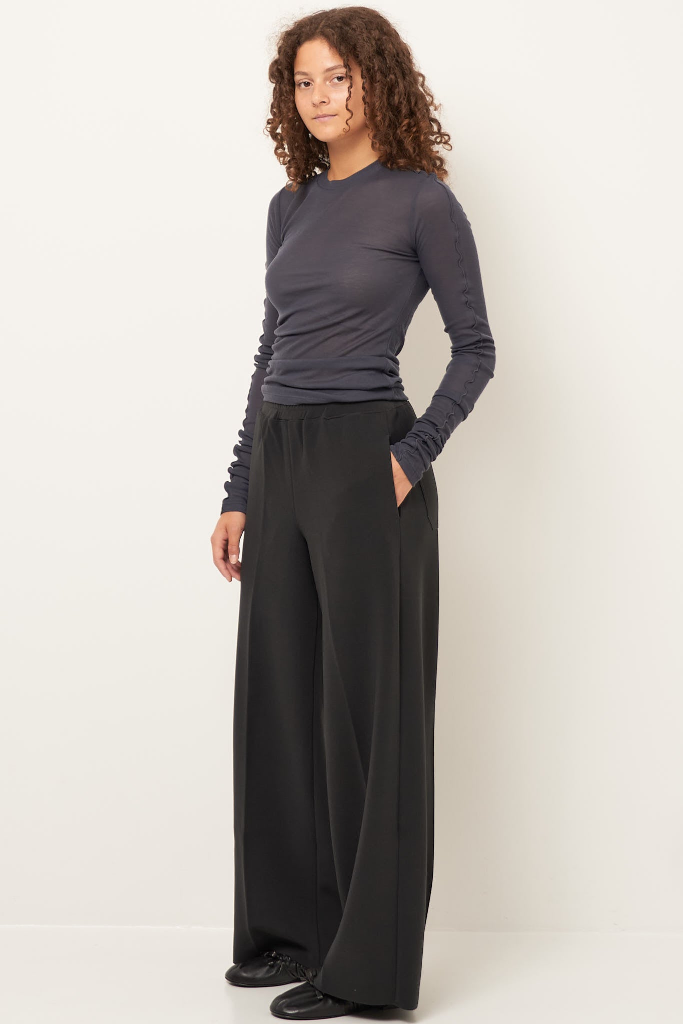 Lay2 Drawstring Trousers Anthracite