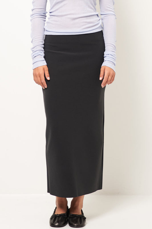 Lay2 H Long Skirt Anthracite