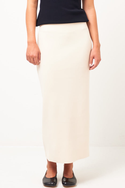 Lay2 H Long Skirt Eggshell