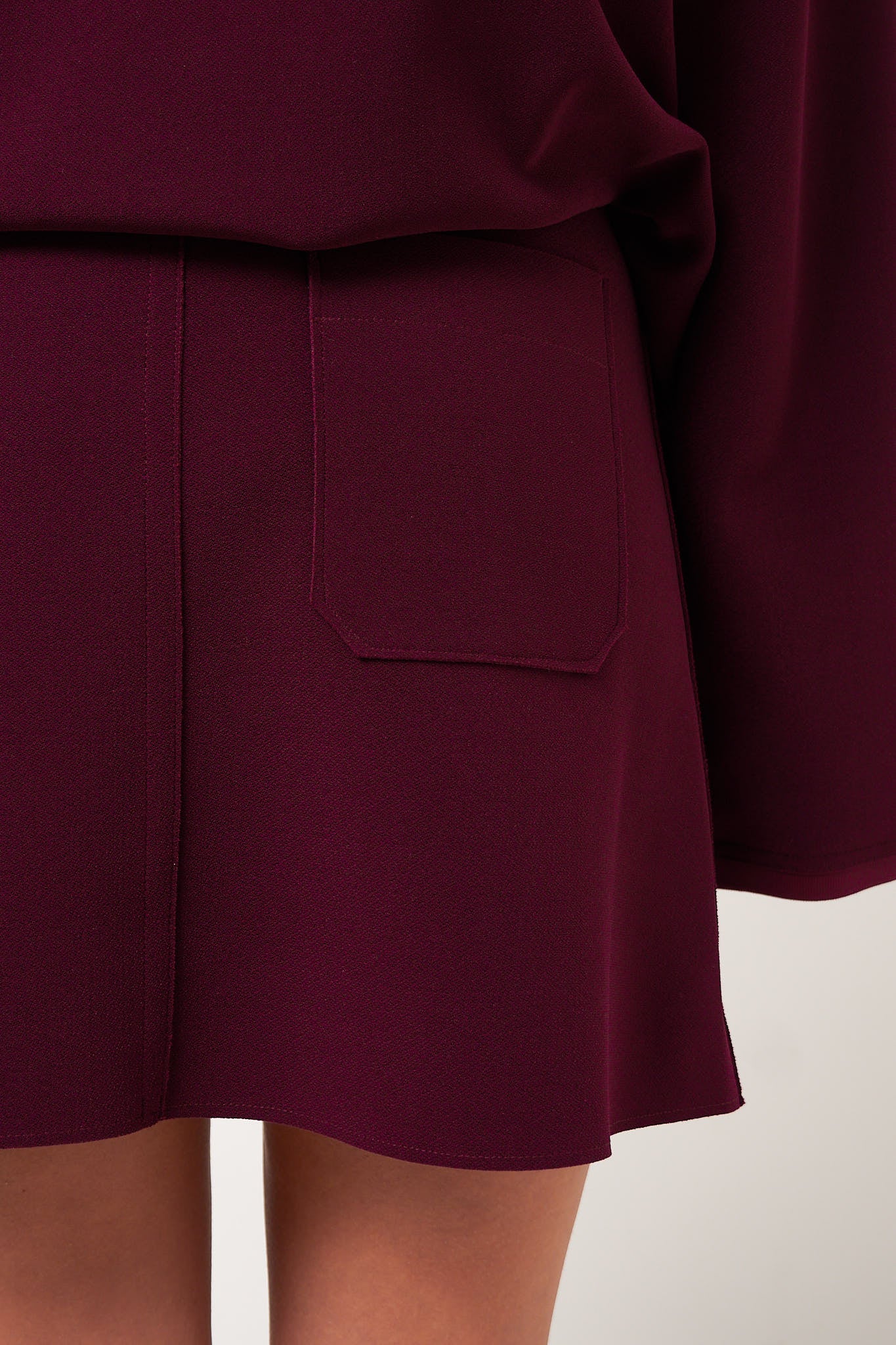 Lay3 A Mini Skirt Maroon