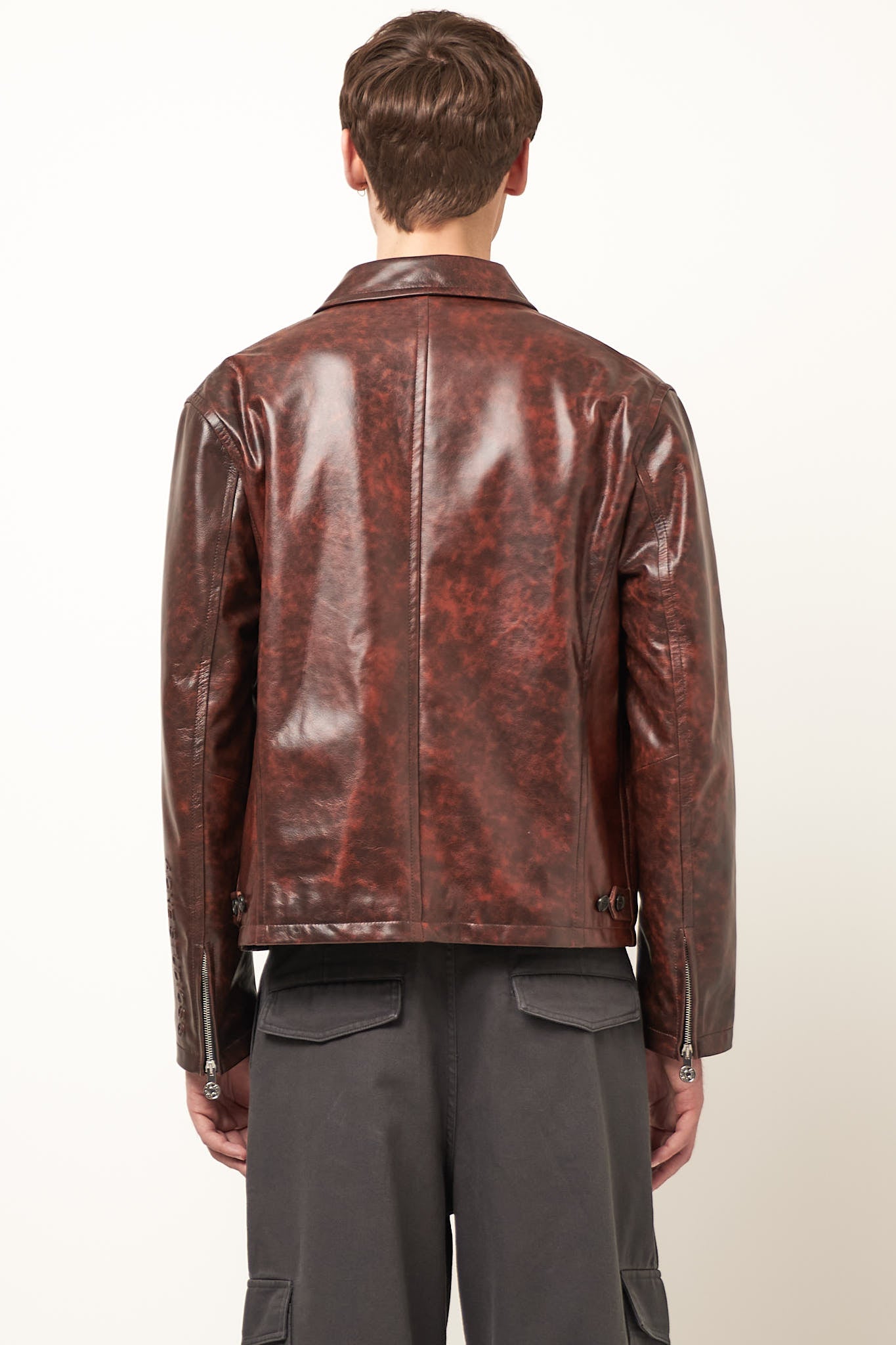 Leather Jacket Brown