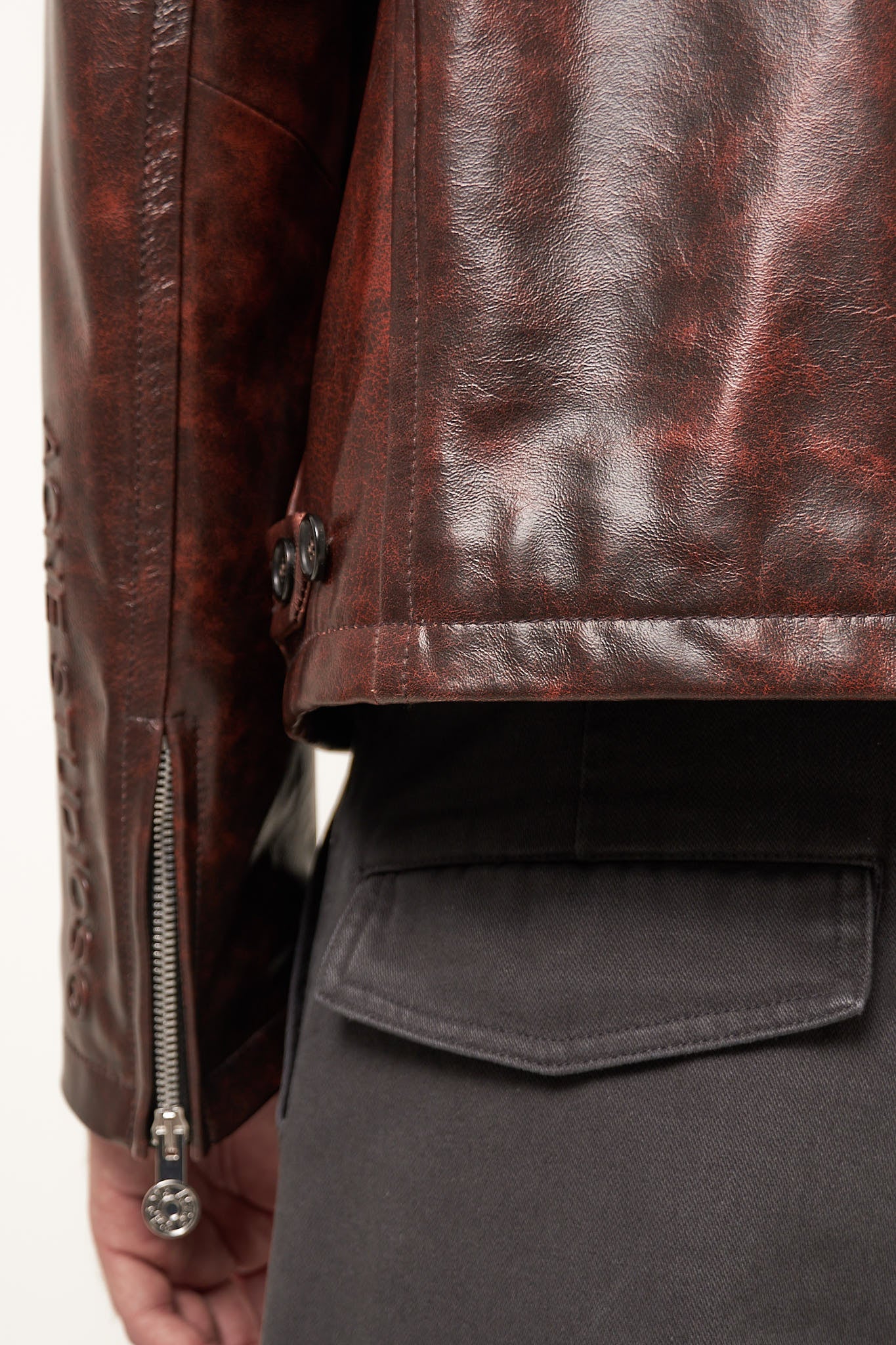 Leather Jacket Brown