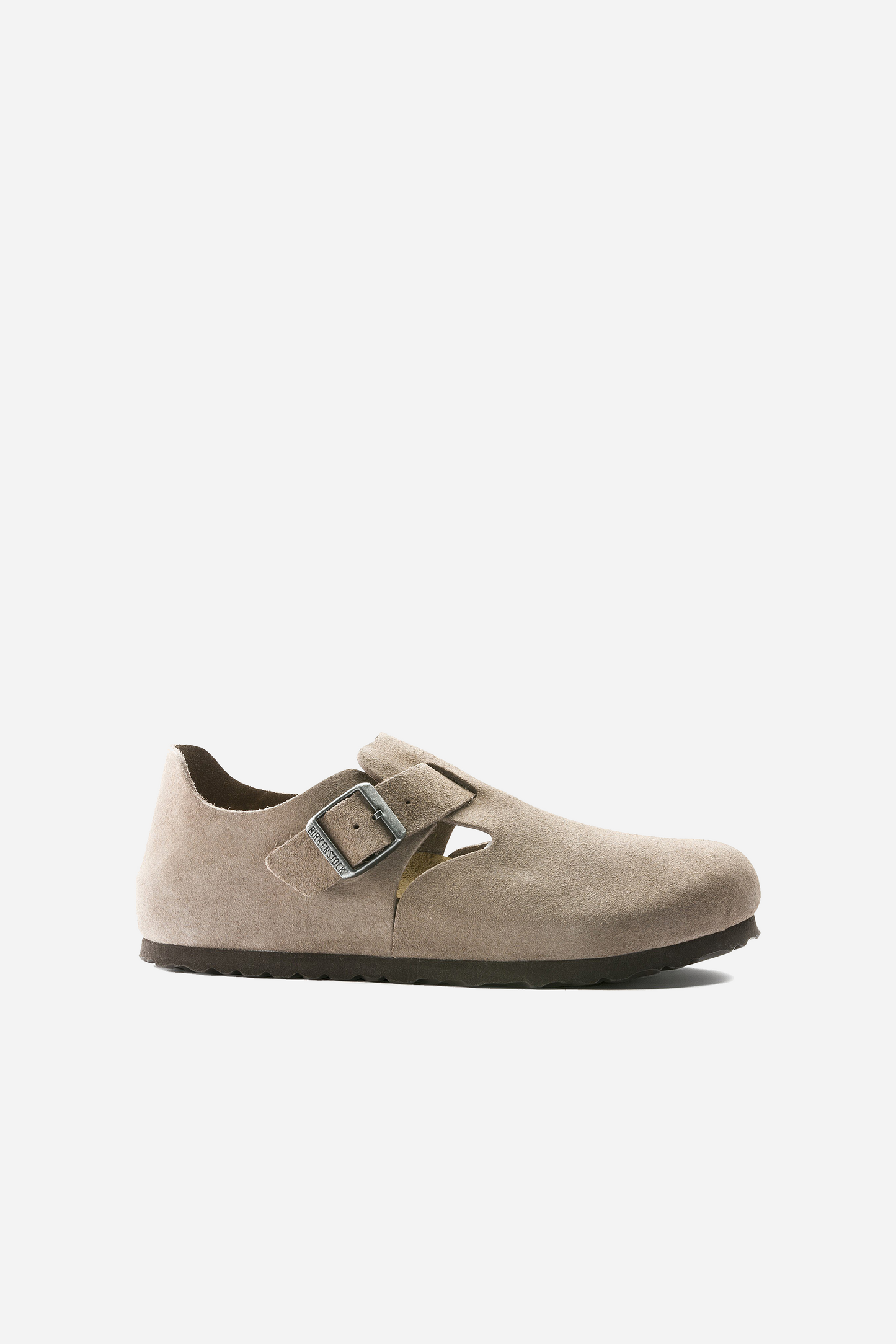 London Narrow Fit Suede Taupe