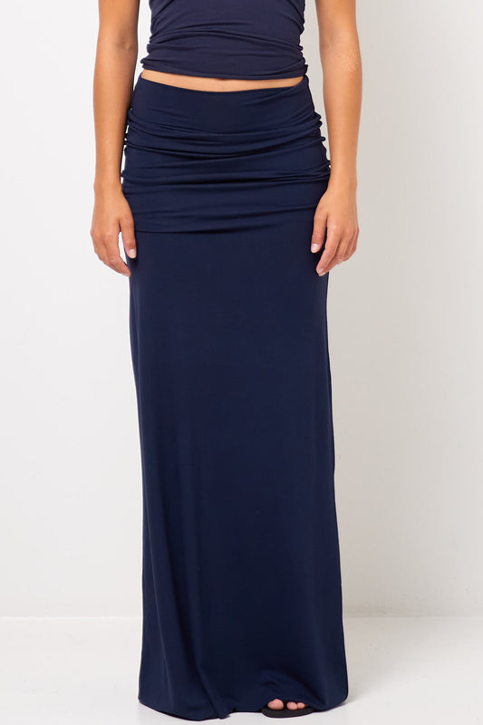 Long Skirt Navy