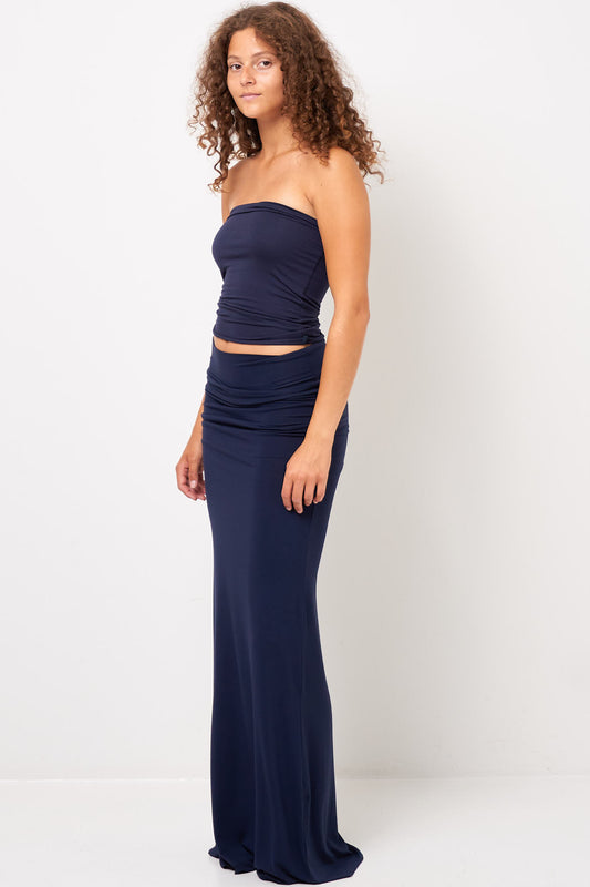 Long Skirt Navy