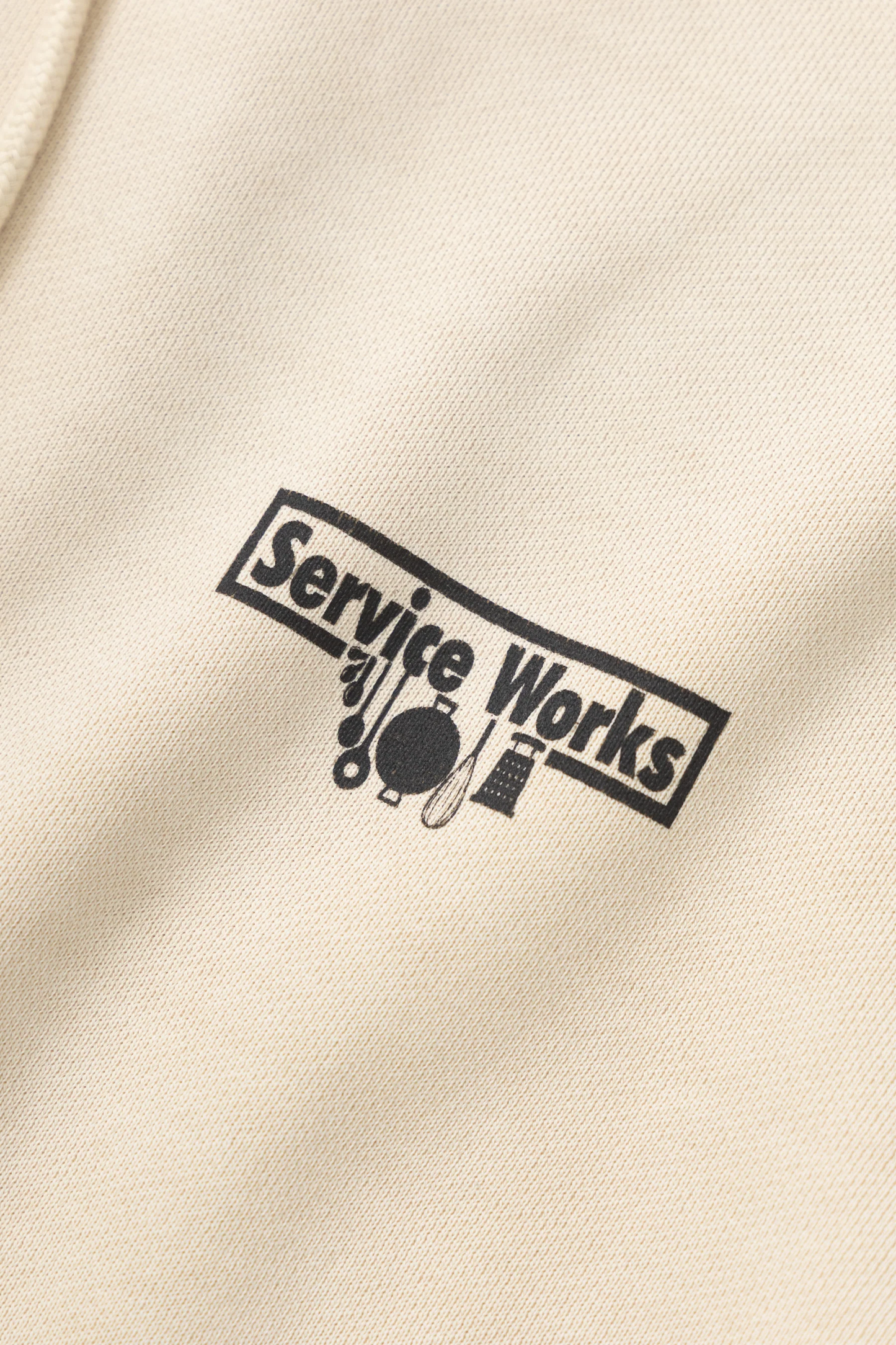 Loopback Hoodie Natural