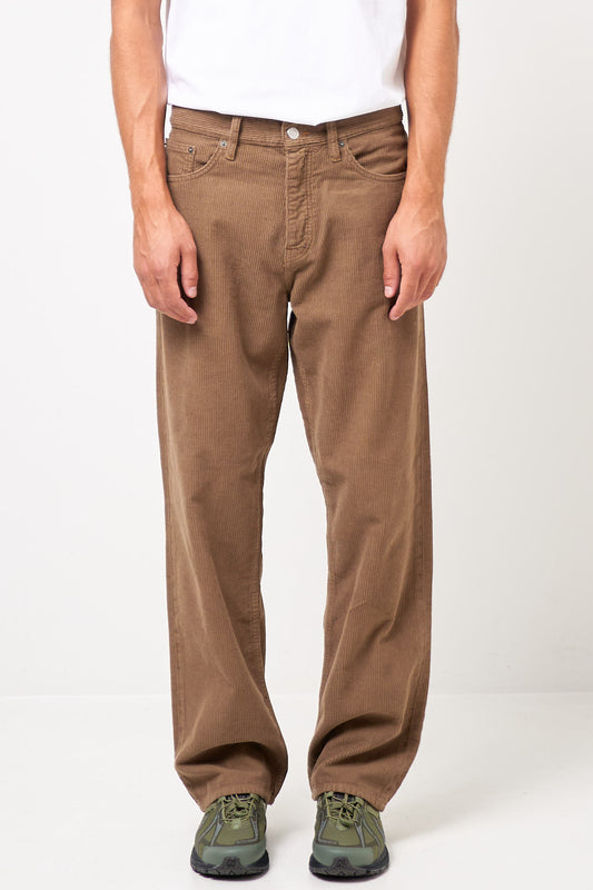 Loose Cord Trousers Taupe