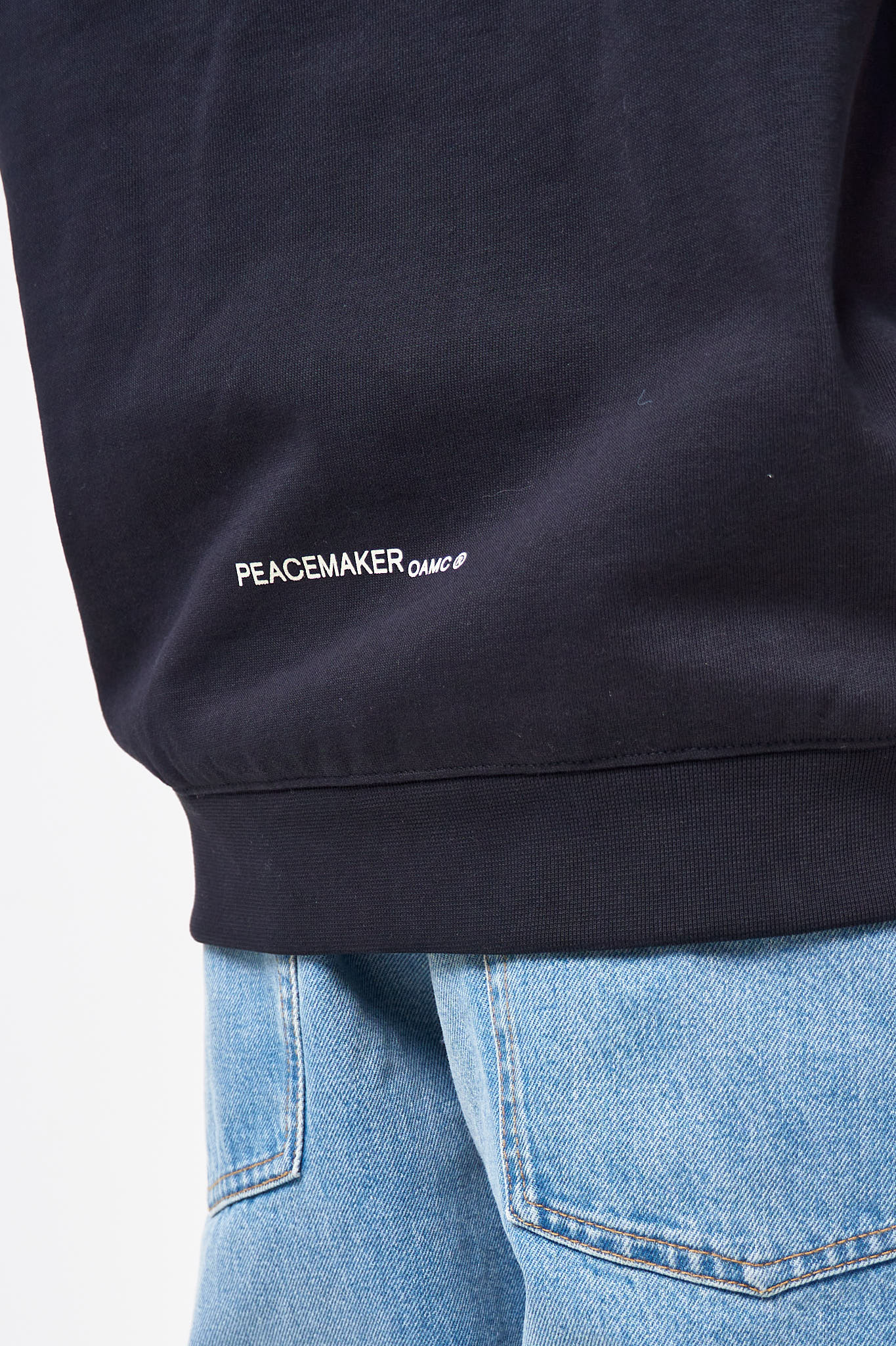 Loose Fit Hoodie Languages Print Black