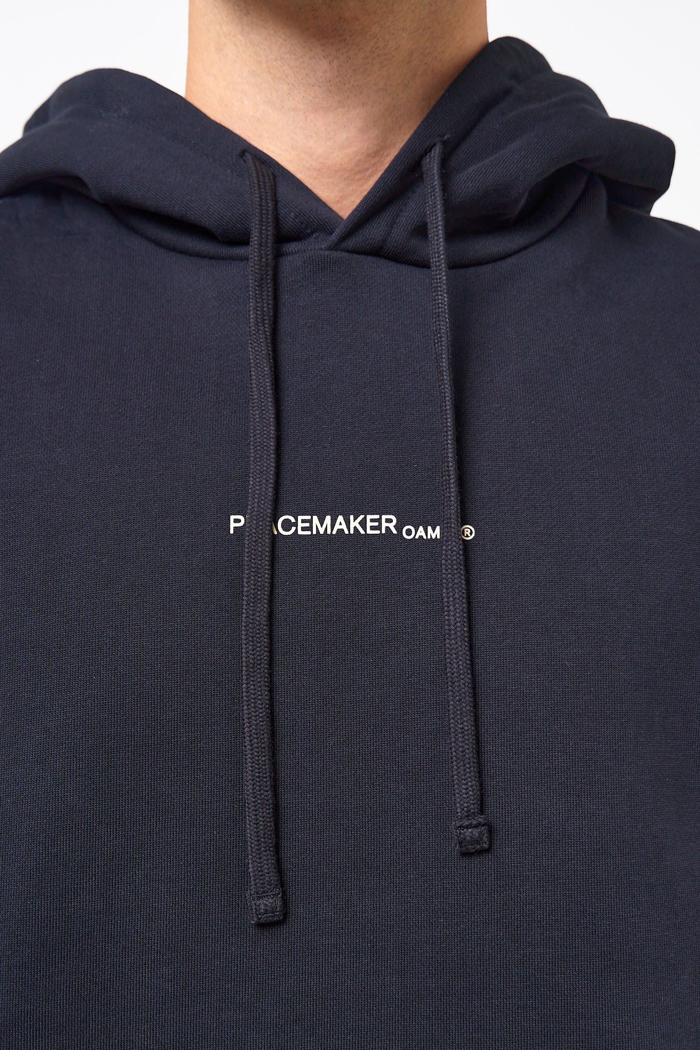 Loose Fit Hoodie Pigeon Print Black