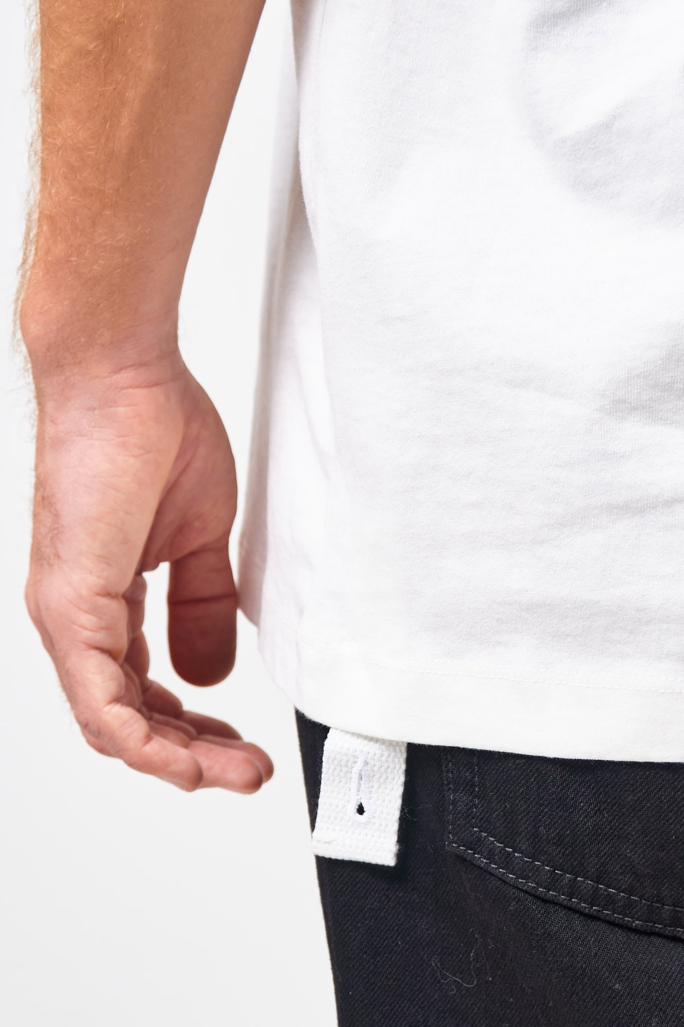 Loose Fit T-Shirt Pigeon Print White