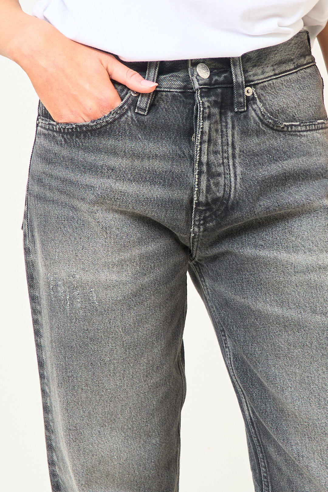 Loose Jeans New Black Worn