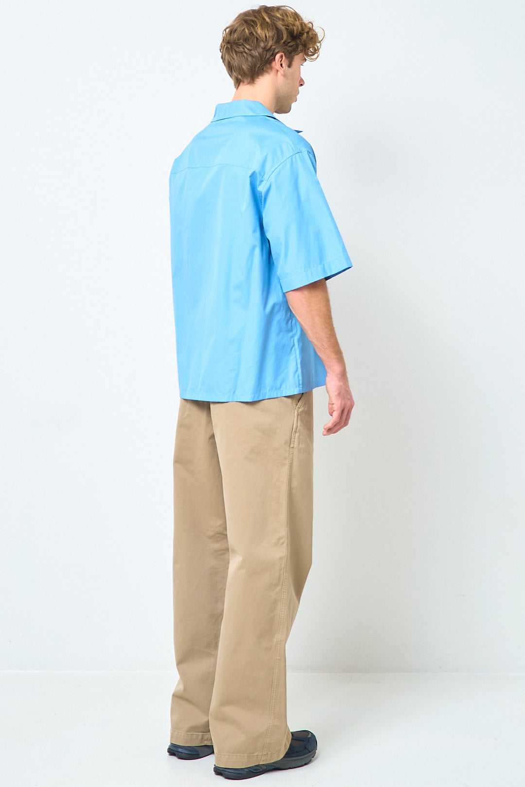 Logo Shirt Organic Poplin Sky