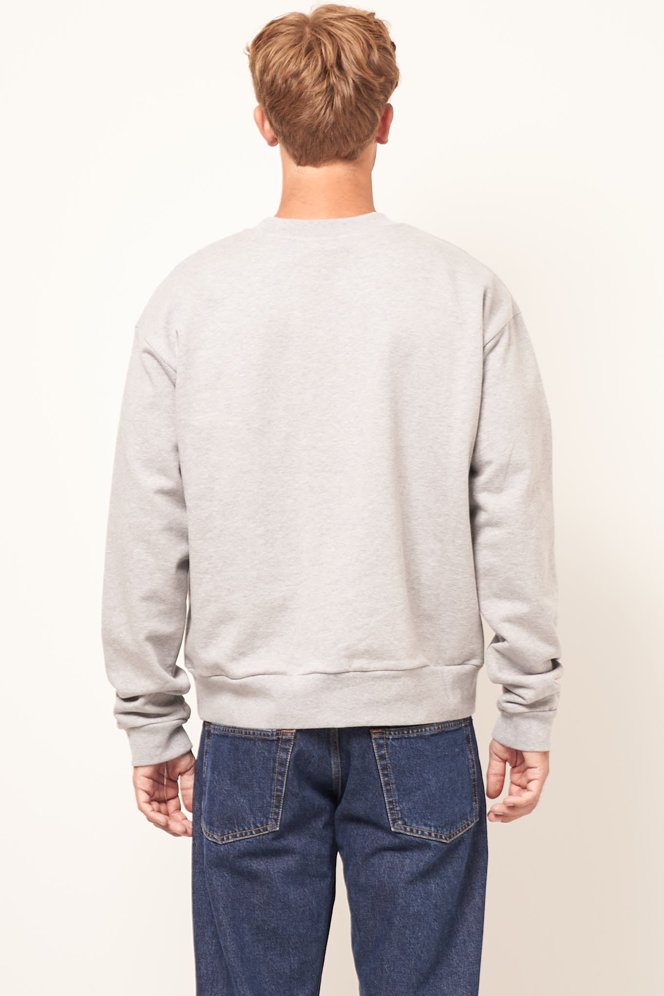 Marni Patch Sweatshirt Heather Grey