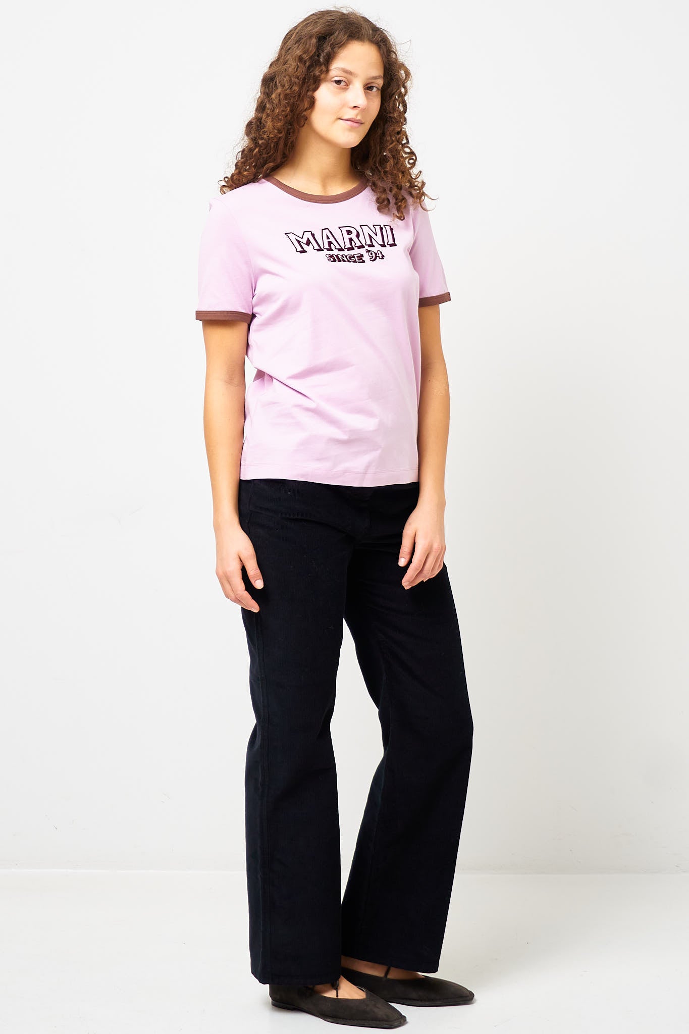 Marni Since 94' T-Shirt Light Pink/Brown