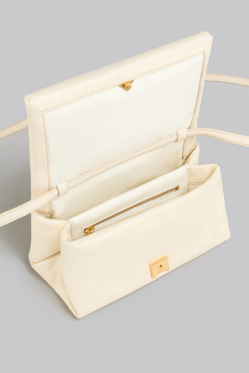 Small Prisma Leather Bag Ivory