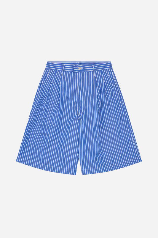 Mens Striped Shorts Blue/White