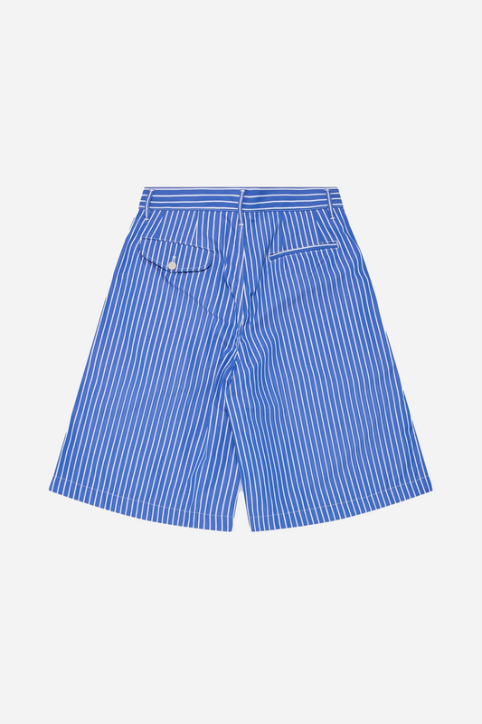 Mens Striped Shorts Blue/White