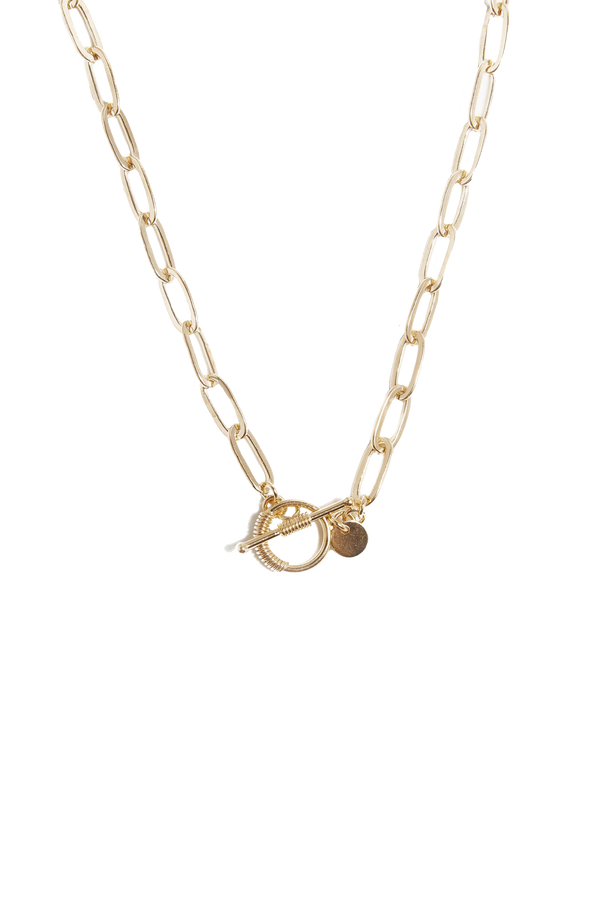 Satin Necklace Gold