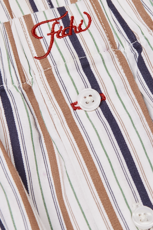 Moss And Brown Stripe Boxers