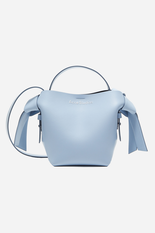 Musubi Mini Shoulder Bag Baby Blue/Brown