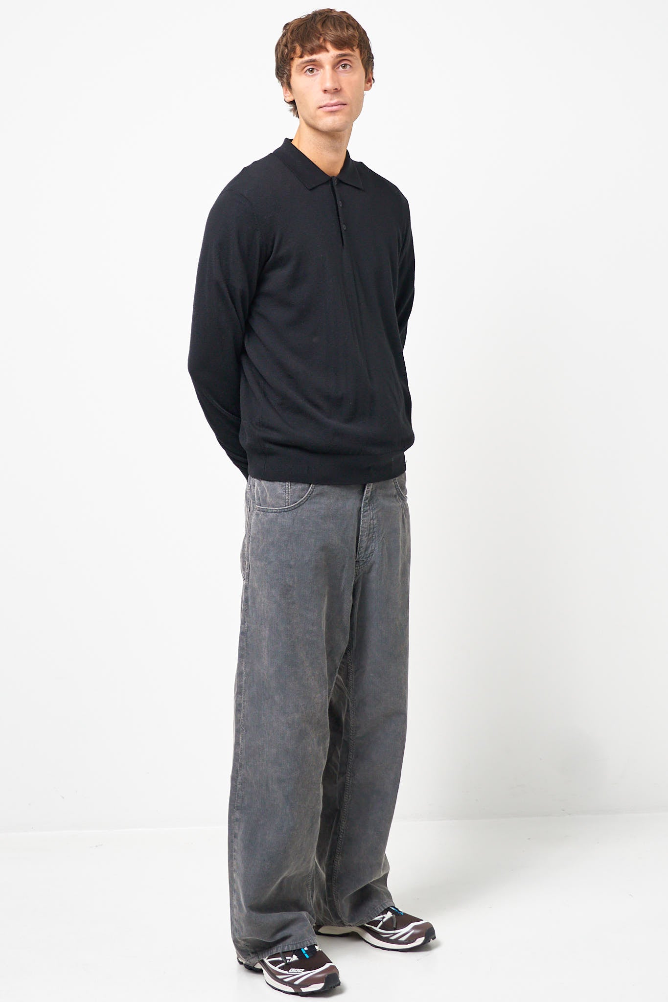 Otto Merino Polo Black