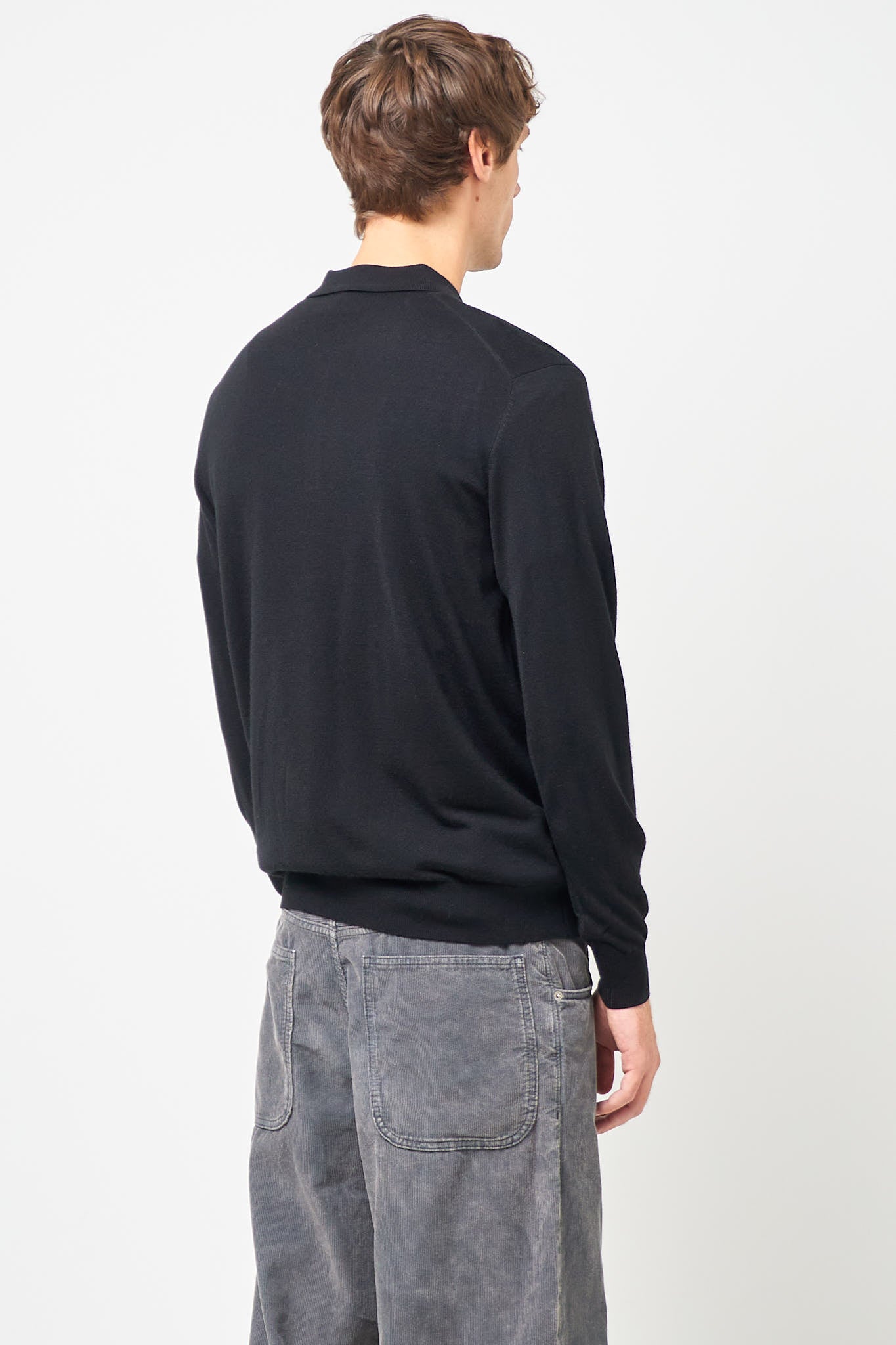 Otto Merino Polo Black