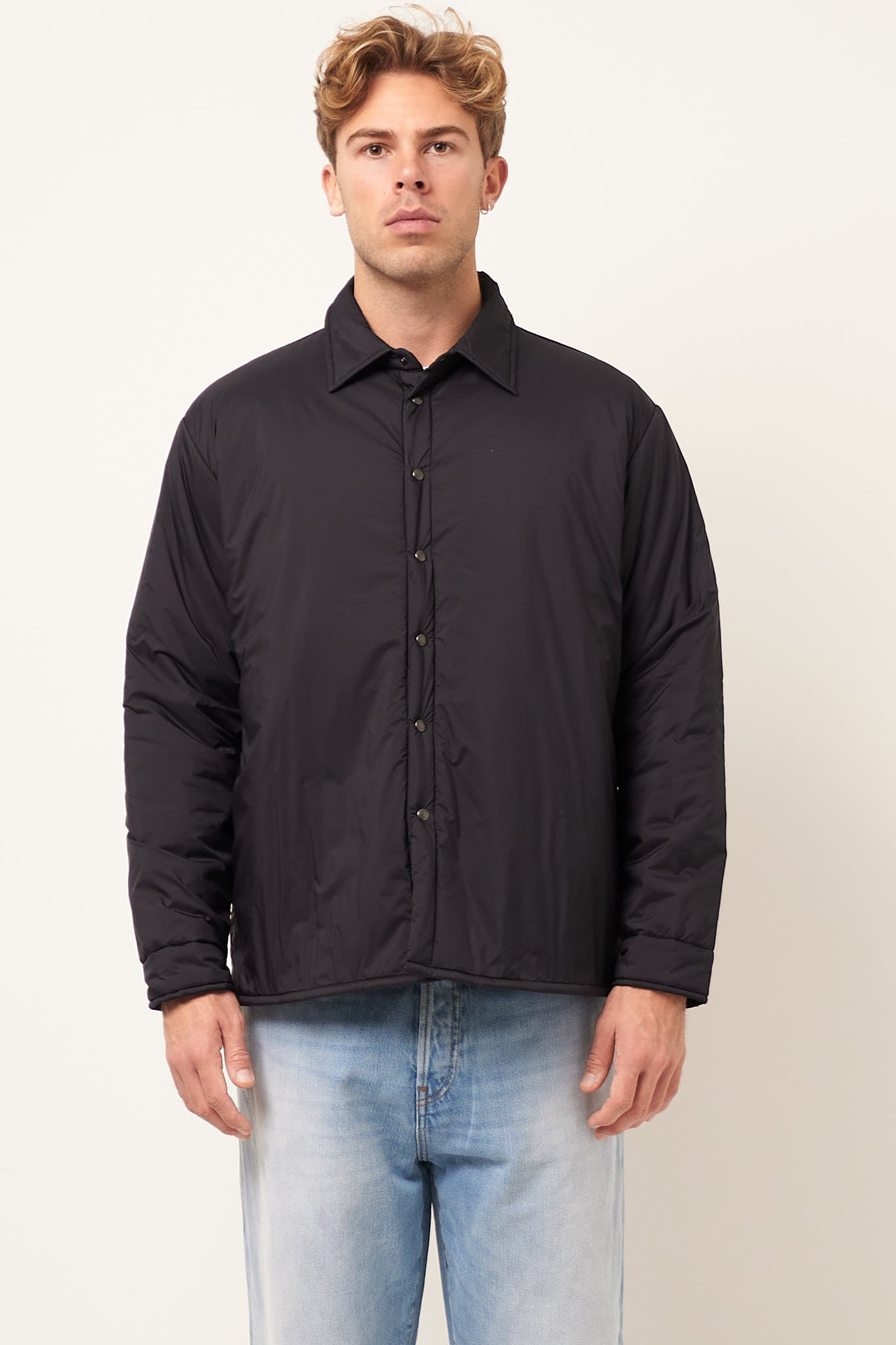 Padded Overshirt Black