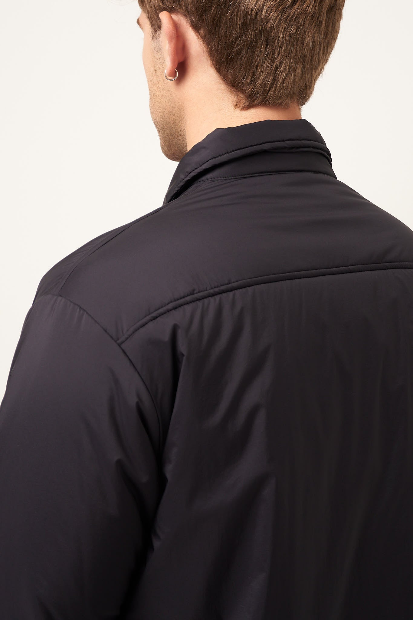 Padded Overshirt Black