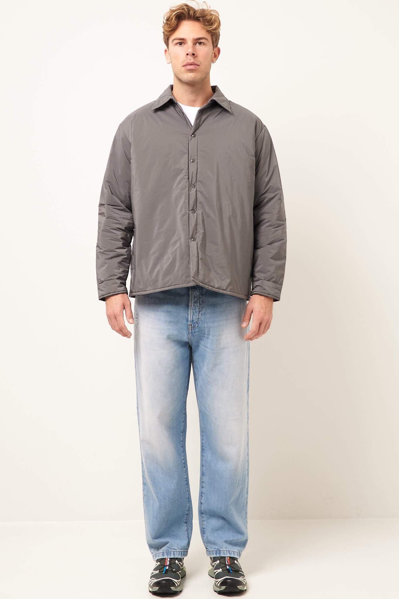 Padded Overshirt Grey