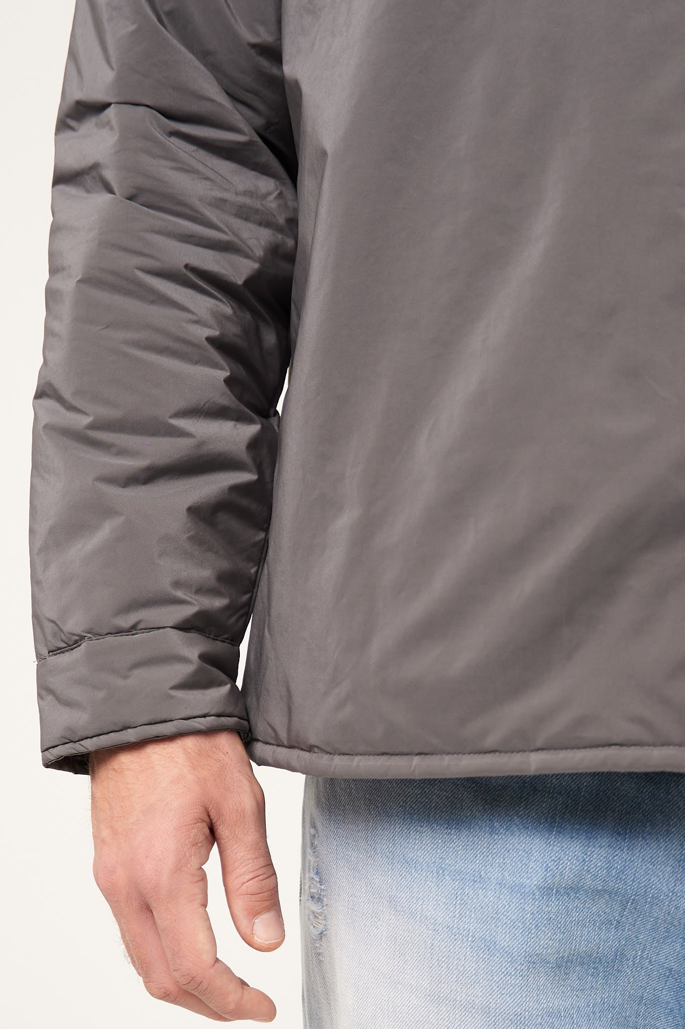 Padded Overshirt Grey