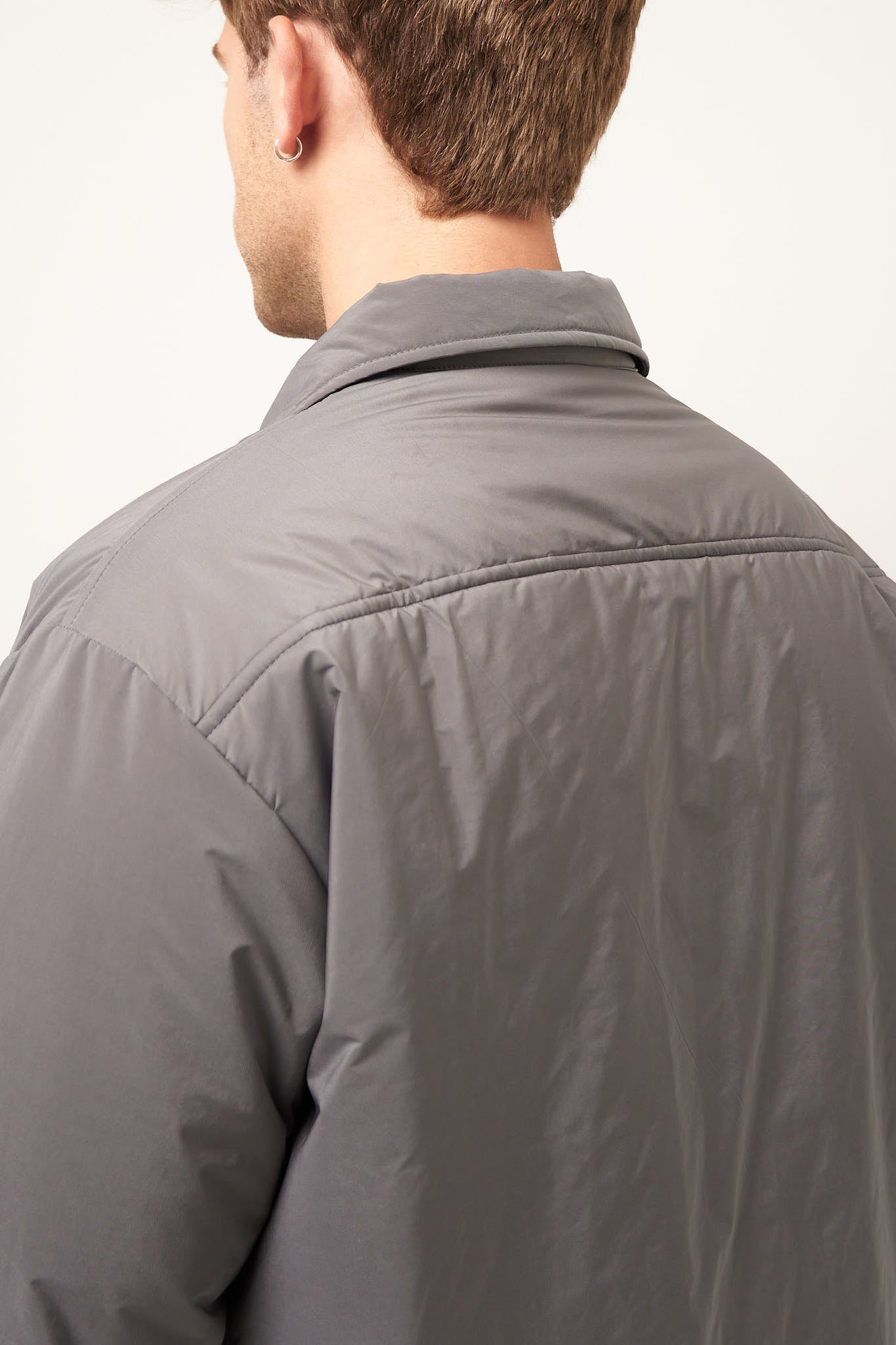 Padded Overshirt Grey