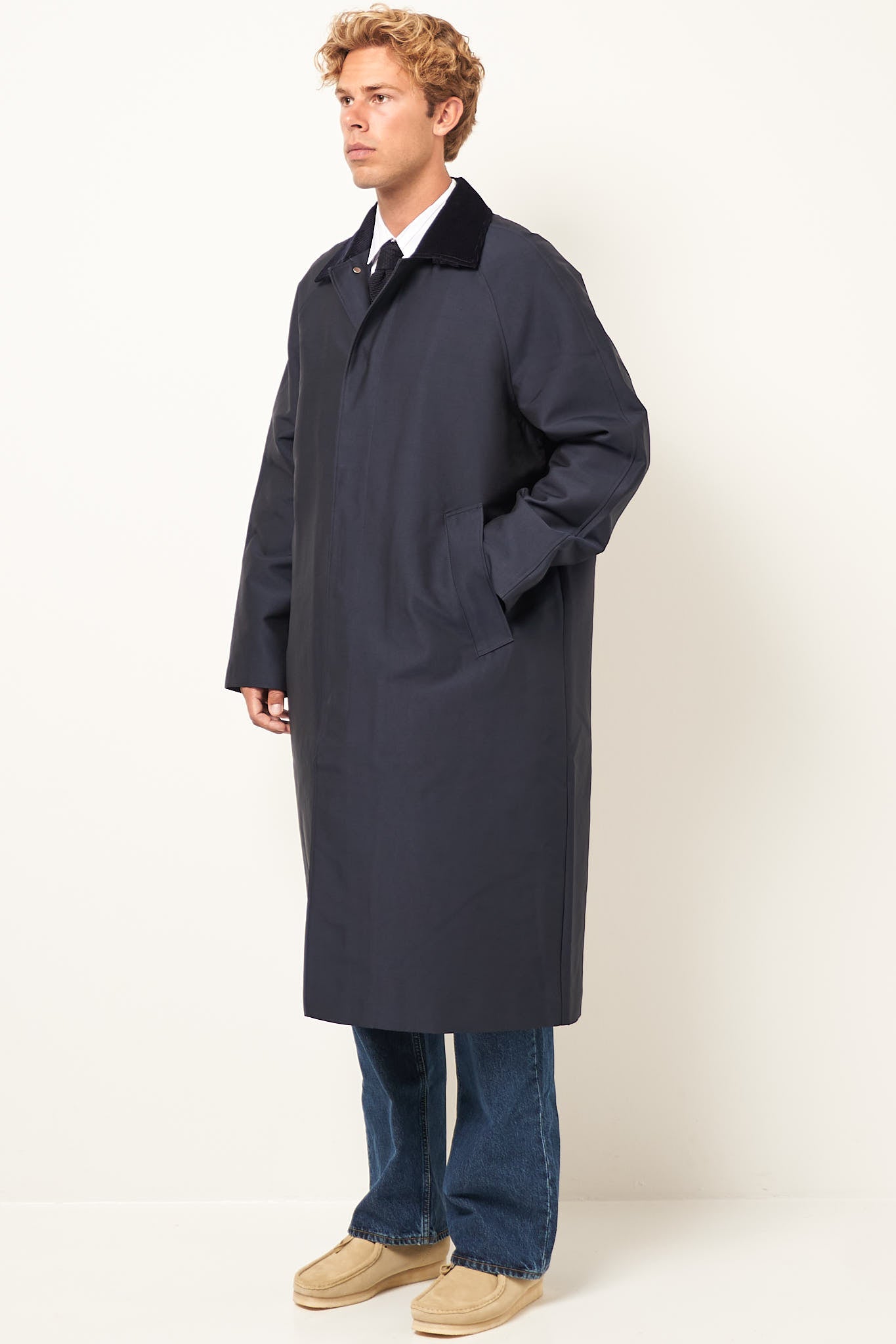 Raglan Coat Navy