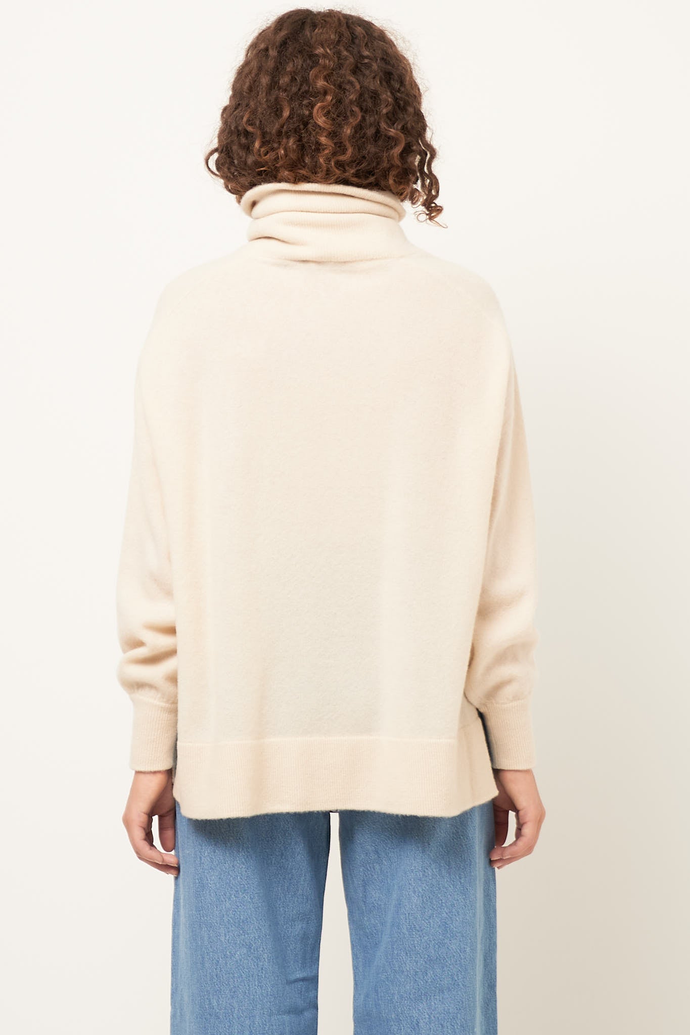 Raxow Roll Neck Sweater Natural