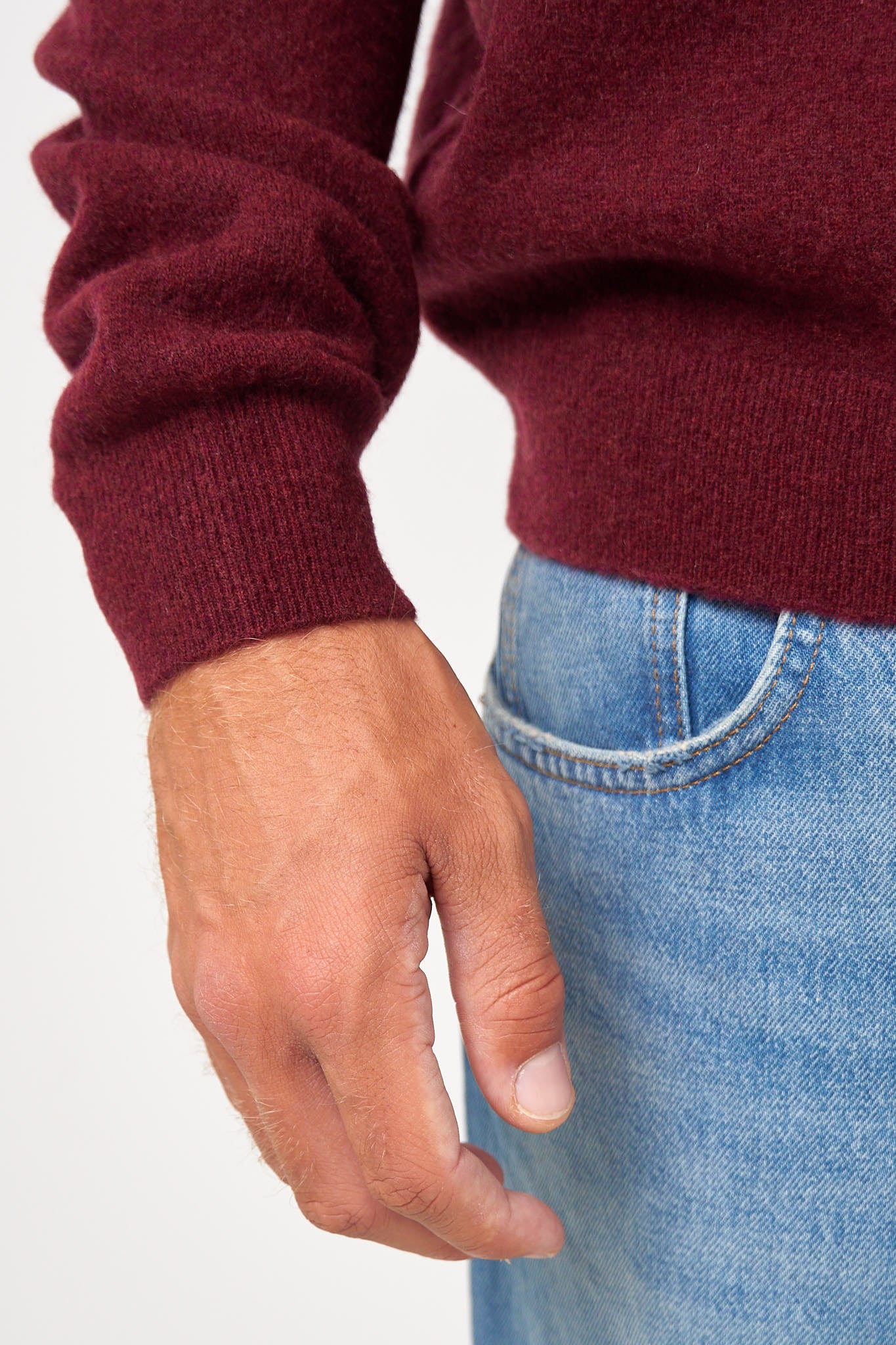 Raxow Sweater Grenat Melange