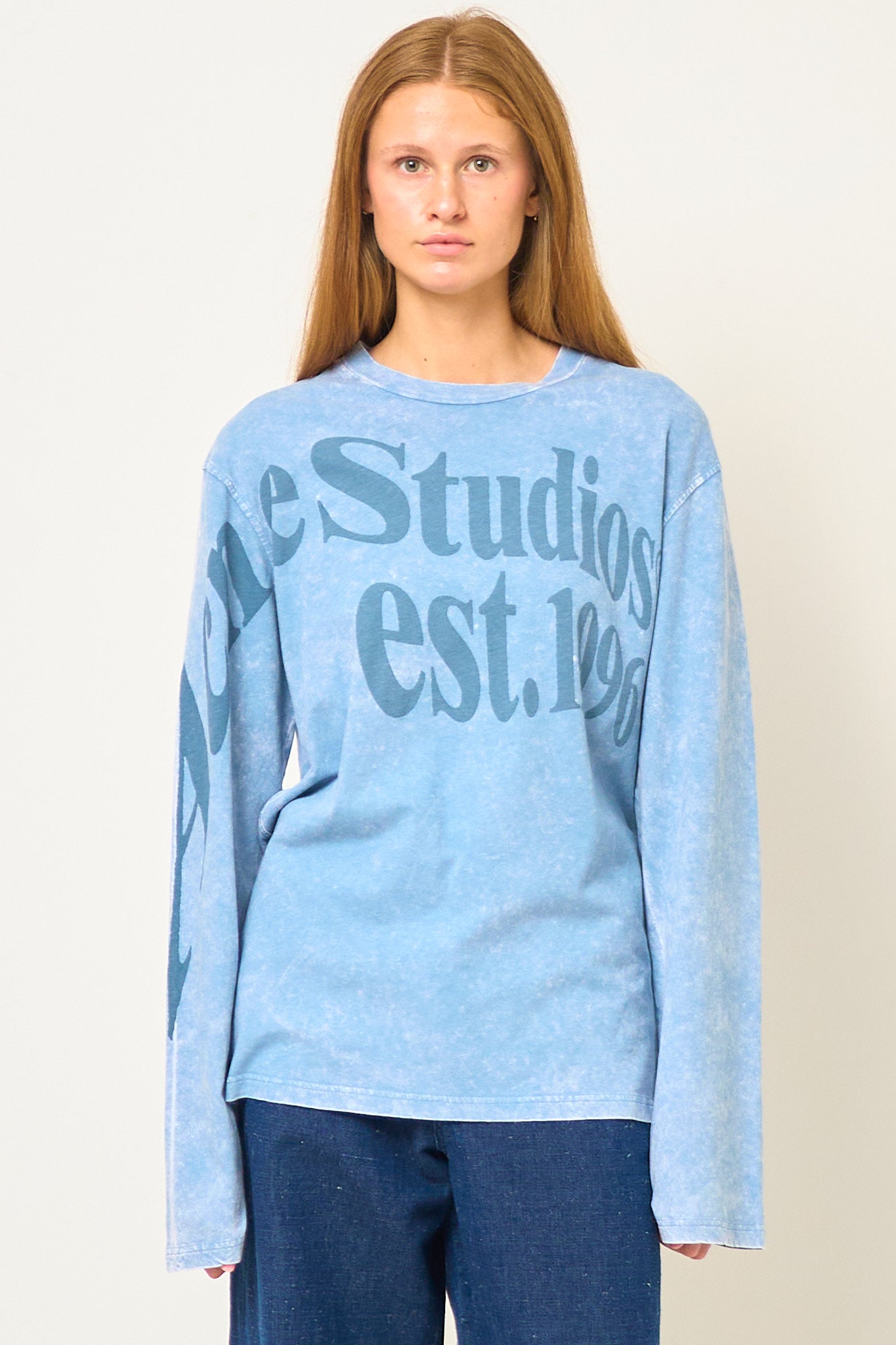 Relaxed Fit Graphic T-Shirt Blue