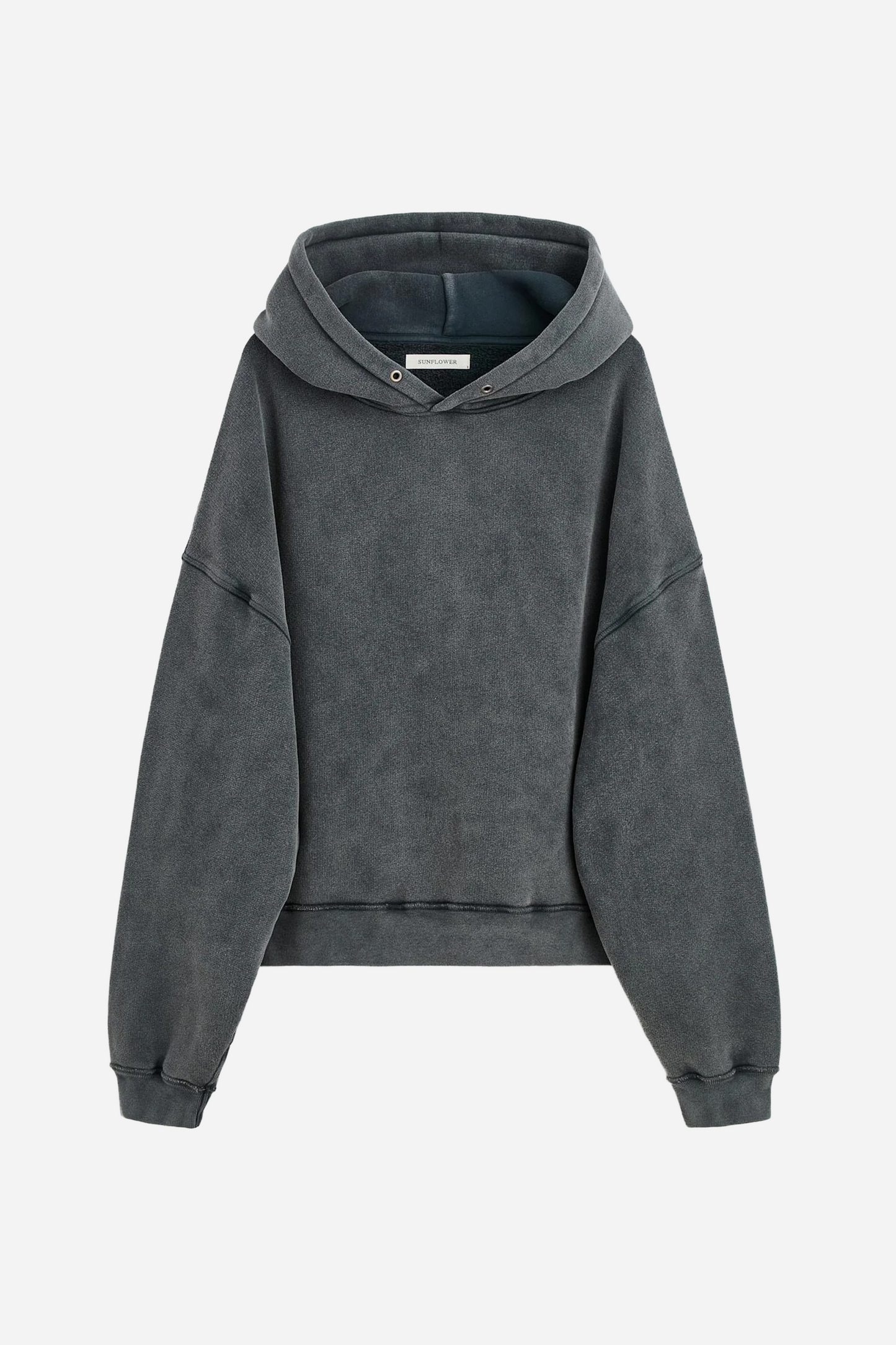 Hood Sweat Antracite Washed