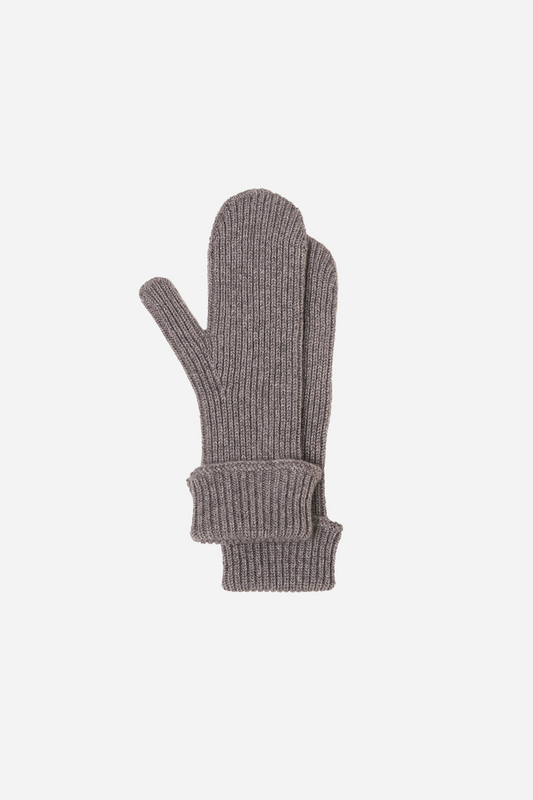 Emma Cashmere Mittens Grey Melange