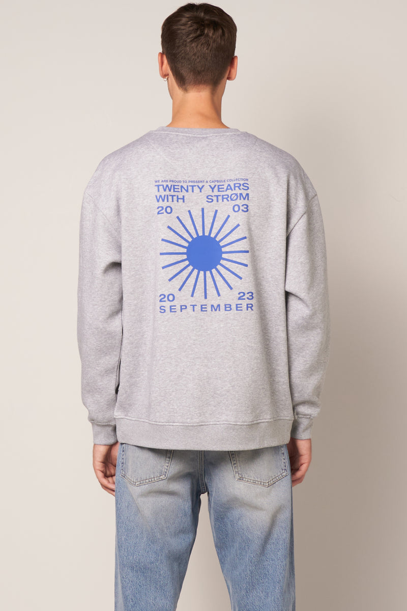 Sun Sweatshirt Heather Grey/Blue