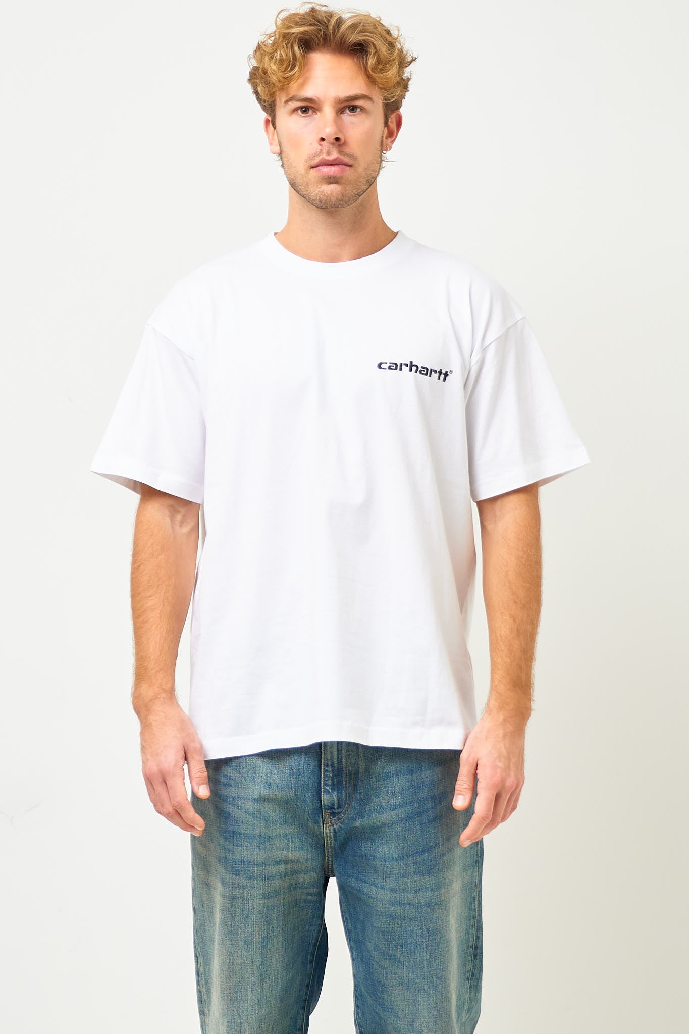 S/S Caps T-Shirt White