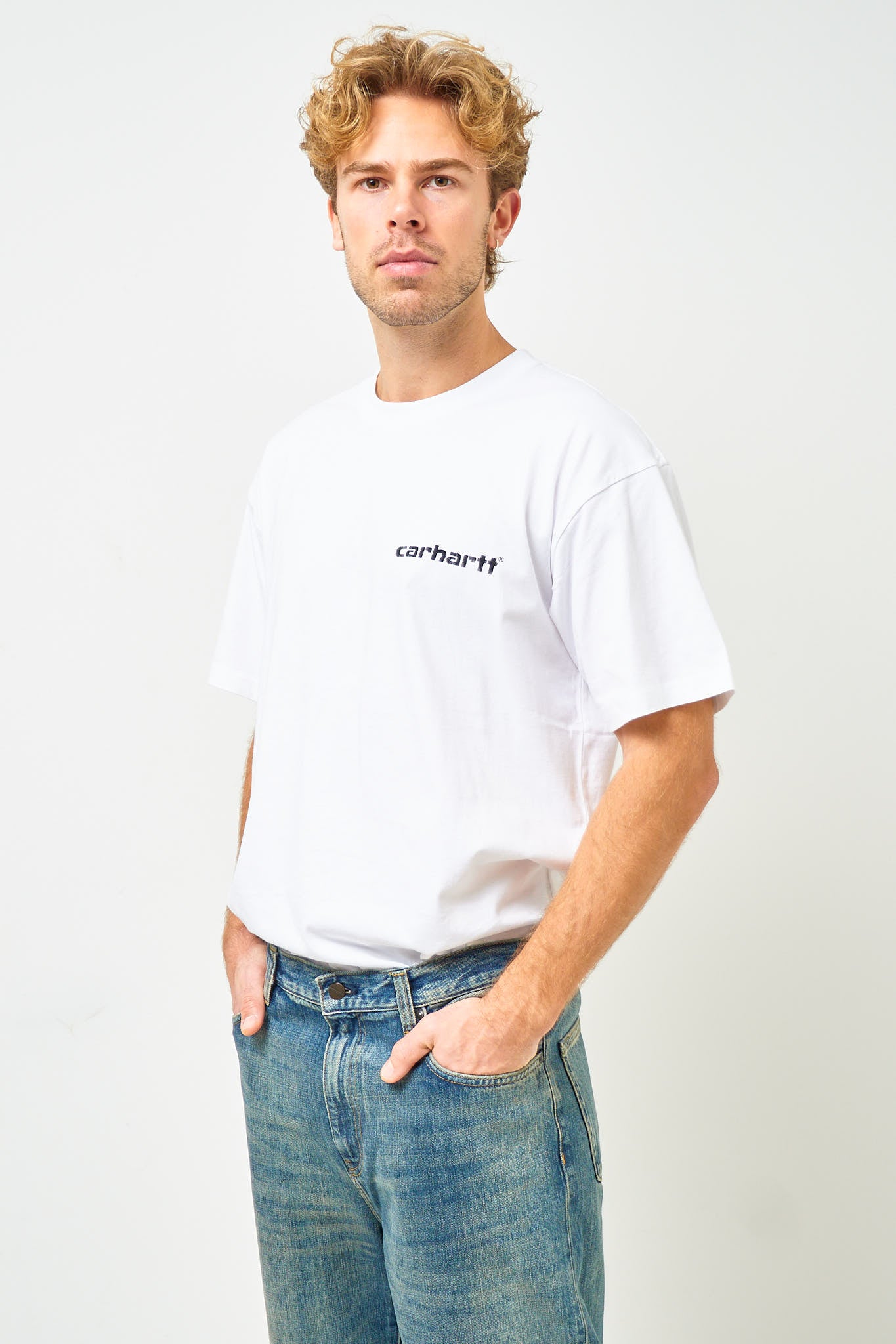 S/S Caps T-Shirt White