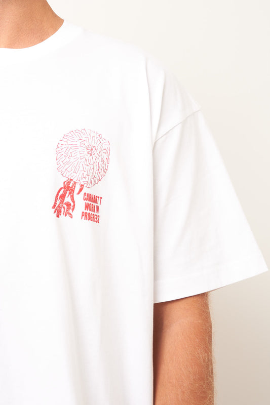 S/S Chrysanthemum T-Shirt White